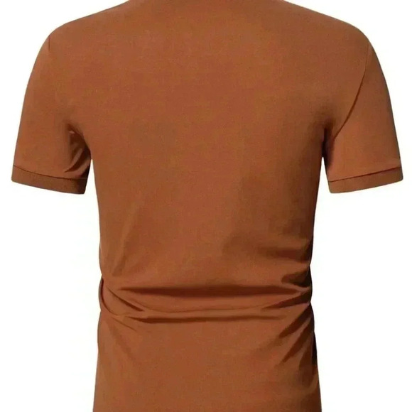 Brown Mens Polo Shirt - Picture 2 of 5